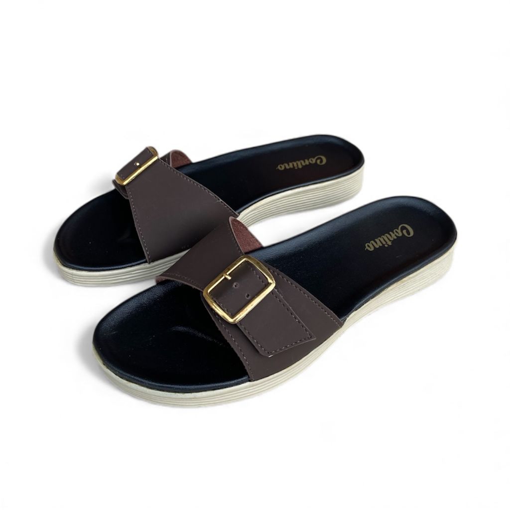 Sandal Wanita Selop Contino Sandal Kasual Wanita Sandal Wedges Wanita Sandal ibu-ibu