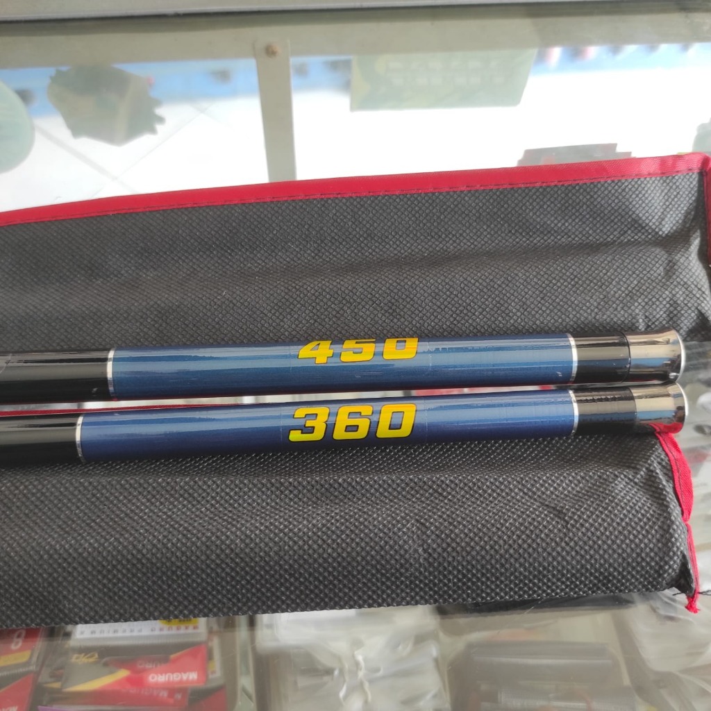 EXORI Fishing BLUE STORM Original | Joran Tegek Kolong 360cm & 450cm | Action Medium Ros Panjang