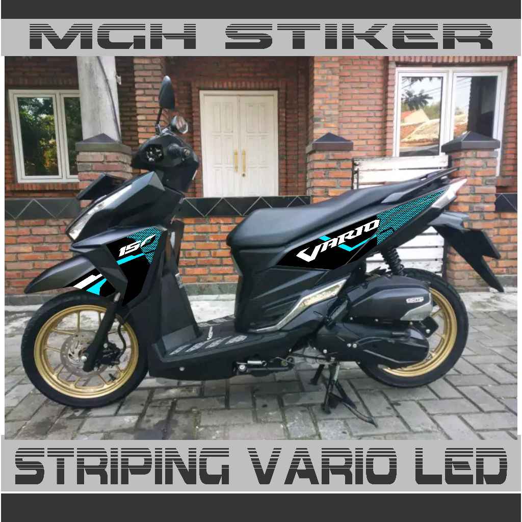 stiker stiping vario led 125 -150 2015 2016 2017 2018 variasi&sudah cutting