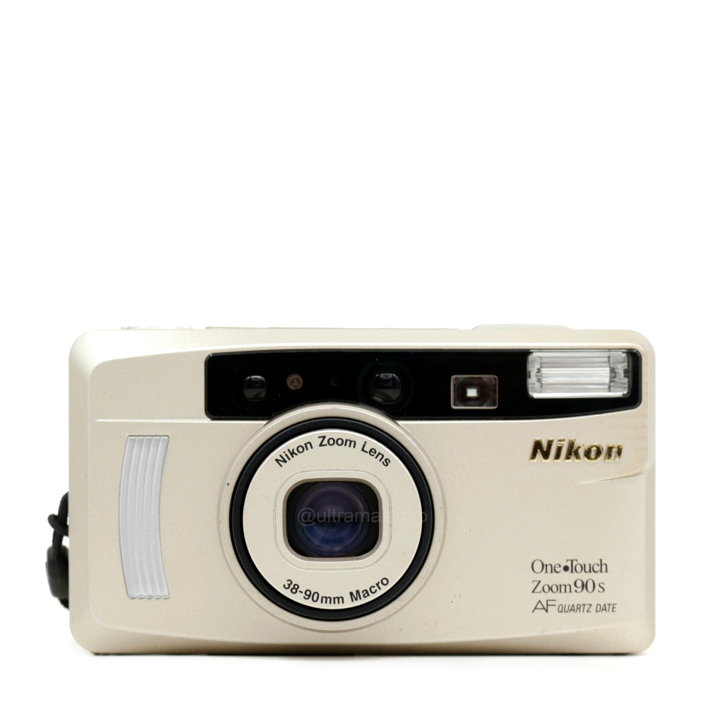 Kamera Film Analog Nikon Lite•Touch Zoom 90s QUARTZ DATE - Point & Shoot 35mm Fokus Otomatis AF Gulu