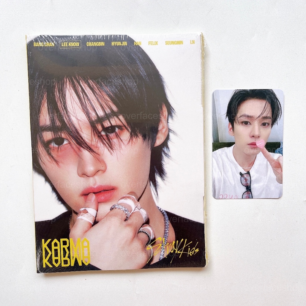 [BISA COD] STRAY KIDS KARMA Album Sealed Accordion ver Lee Know set lino soundwave pc photocard skz
