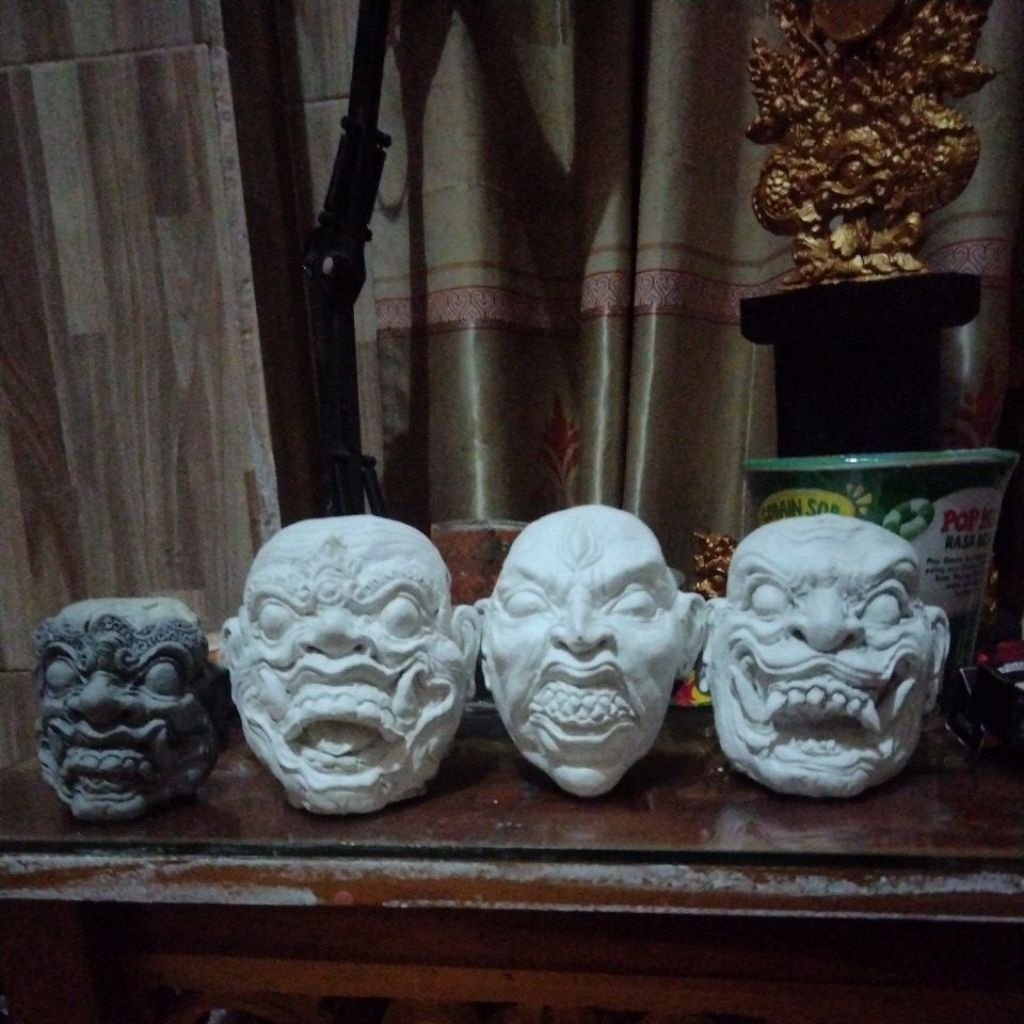 tapel kepala Ogoh Ogoh mini bisa request