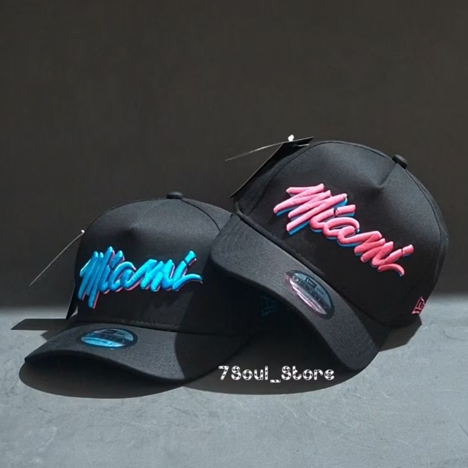 Topi Basketball NBA Miami Heat / Topi Olahraga Pria Wanita Full Tag Premium