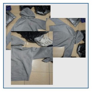 JAKET HOODIE POLOS UNISEX WARNA ABU-ABU