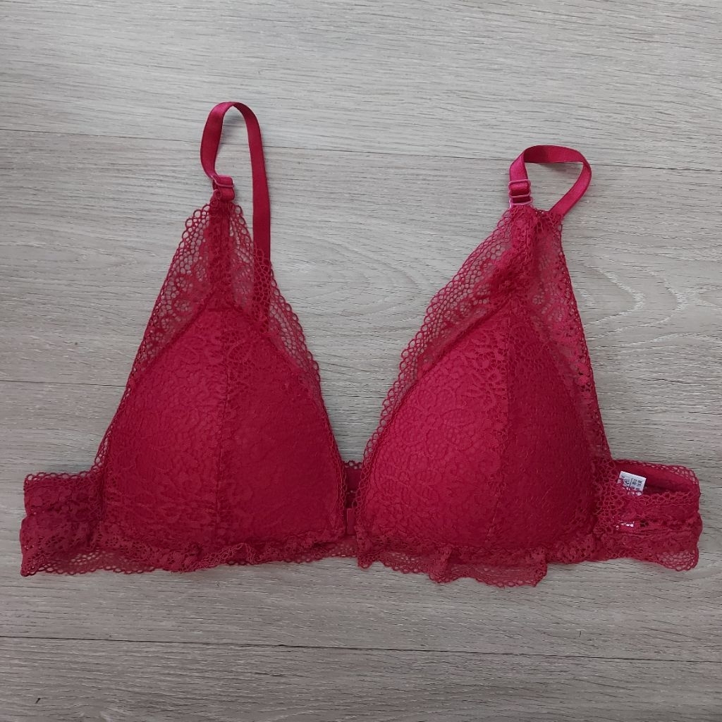 BRA BH BUSA TANPA KAWAT BUKAAN DEPAN SIZE 40/90 PRELOVED