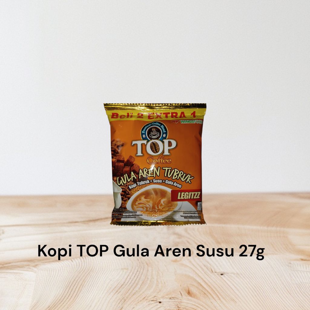 KOPI TOP GULA AREN SUSU TUBRUK SACHET