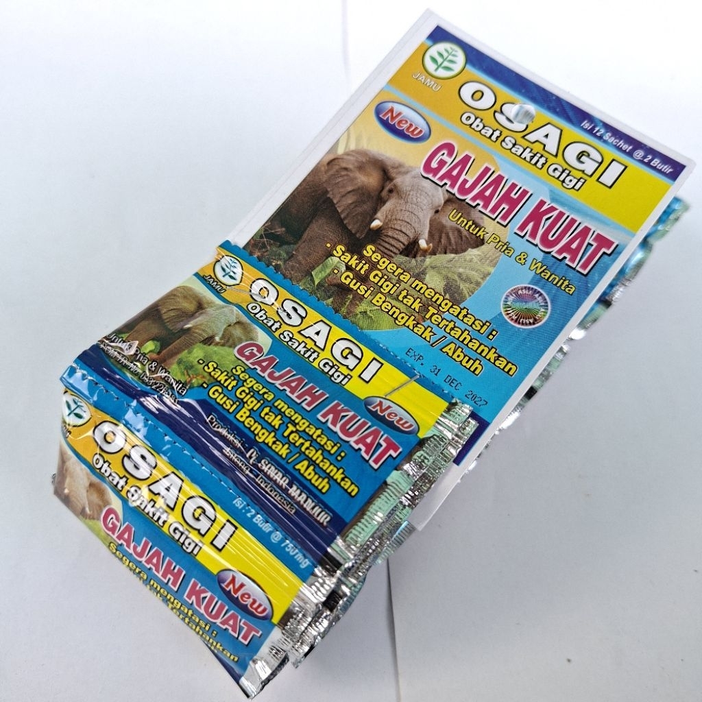 Osagi Obat sakit gigi Gajah kuat new
