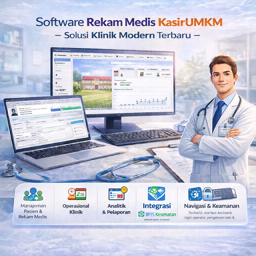 Software Rekam Medis KasirUMKM – Solusi Klinik Modern Terbaru