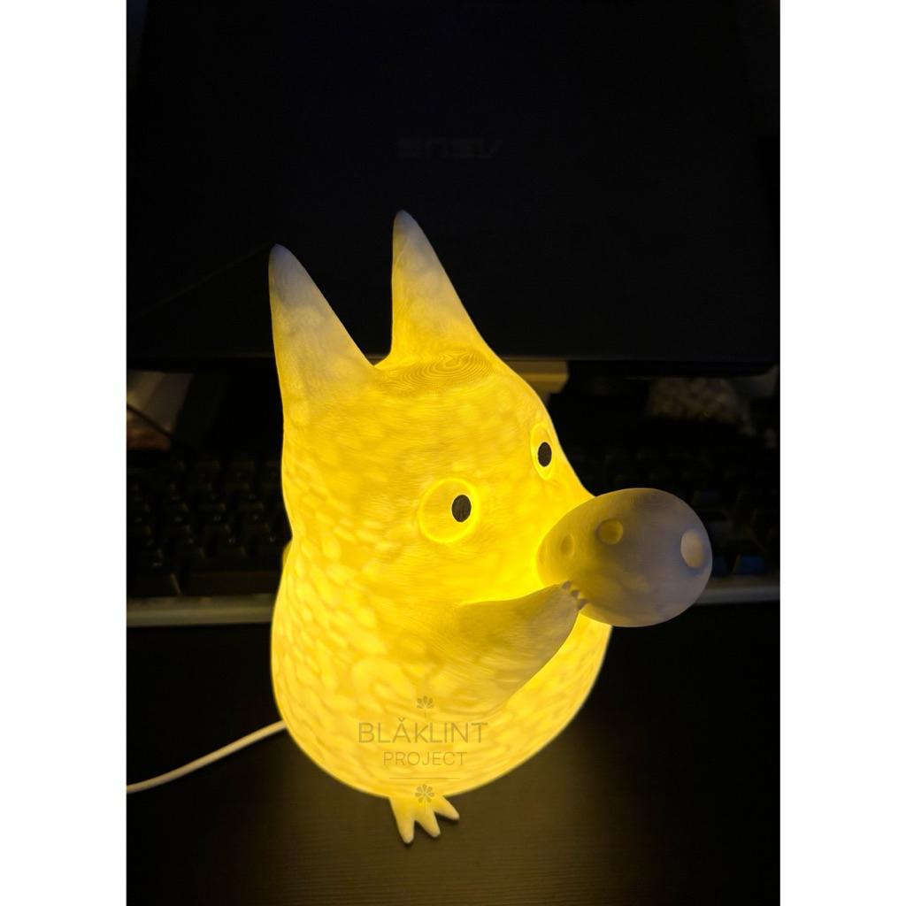 Totoro Ocarina | Ghibli Lamp | Lampu Estetik | Lampu Lucu | Lampu Meja| Lampu Tidur Estetik | Home D