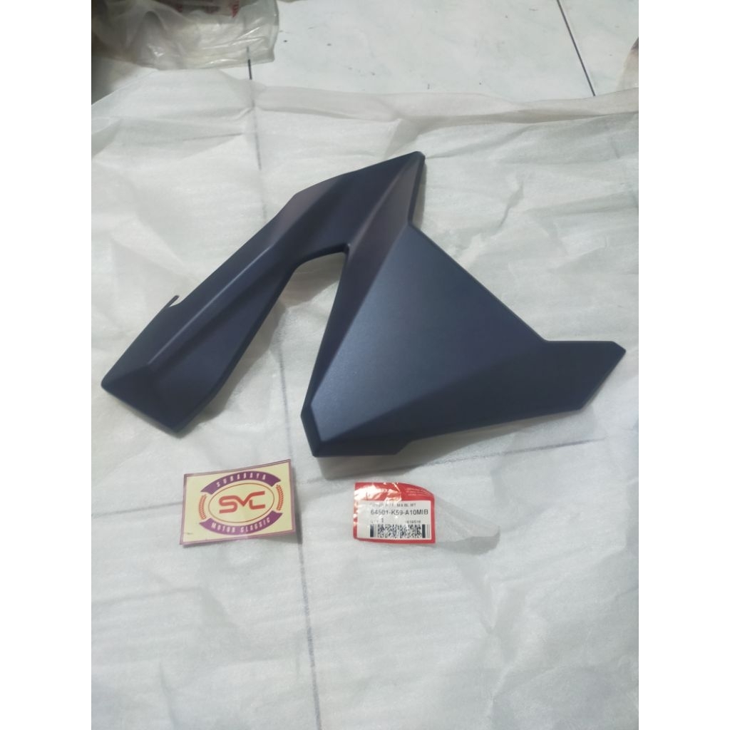 64501-K59-A10MIB cover sayap depan kanan Vario 125/150 LED biru dof ORI AHM