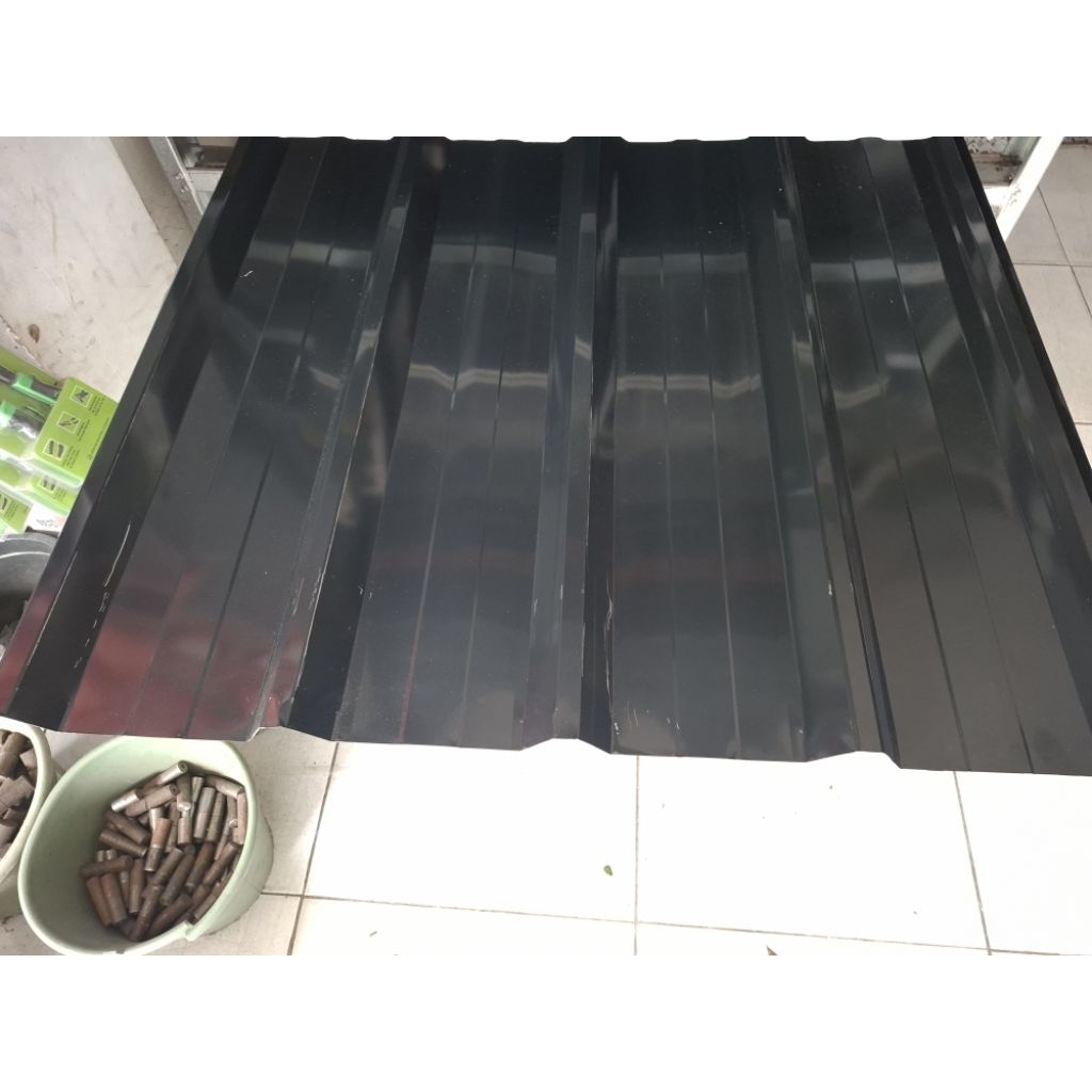 ATAP SPANDEK POLOS WARNA HITAM KETEBALAN 0,35MM