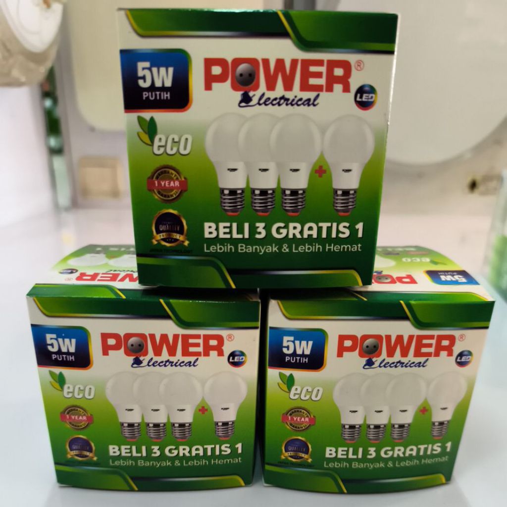 lampu led 5w/6500k POWER