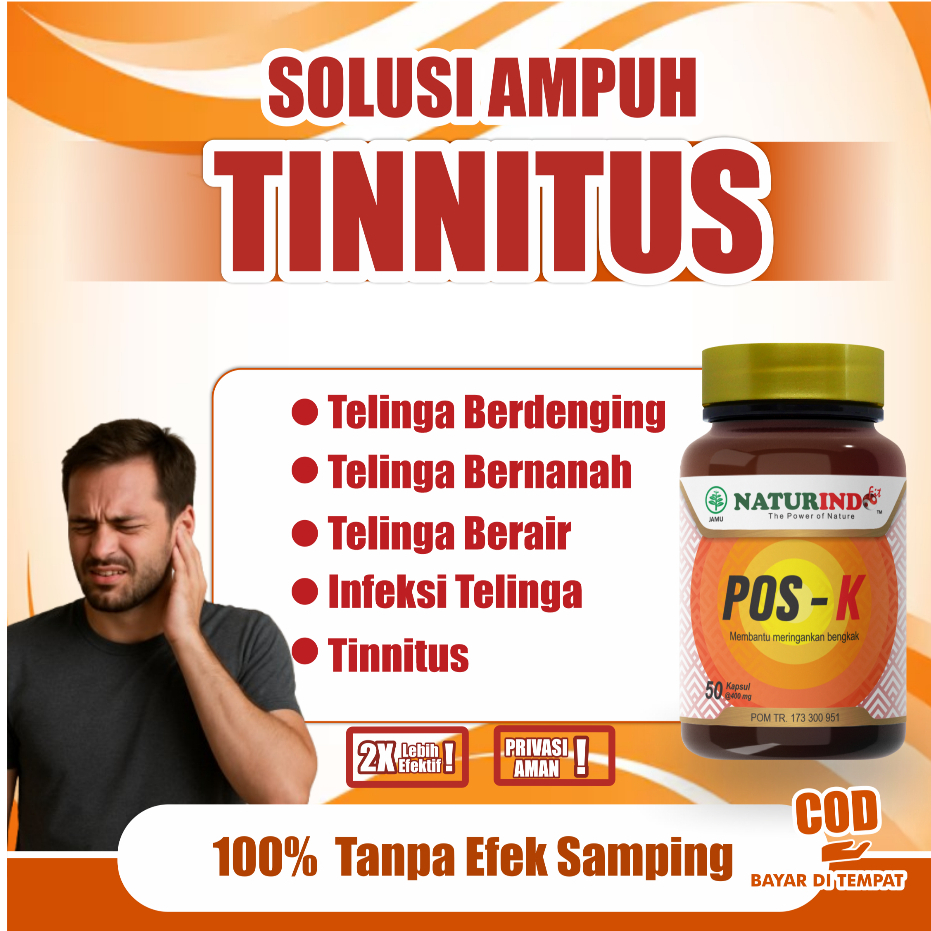 OBAT TINNITUS TELINGA BERDENGUNG BERDENGING AMPUH GANGGUAN PENDENGARAN TULI INFEKSI TELINGA