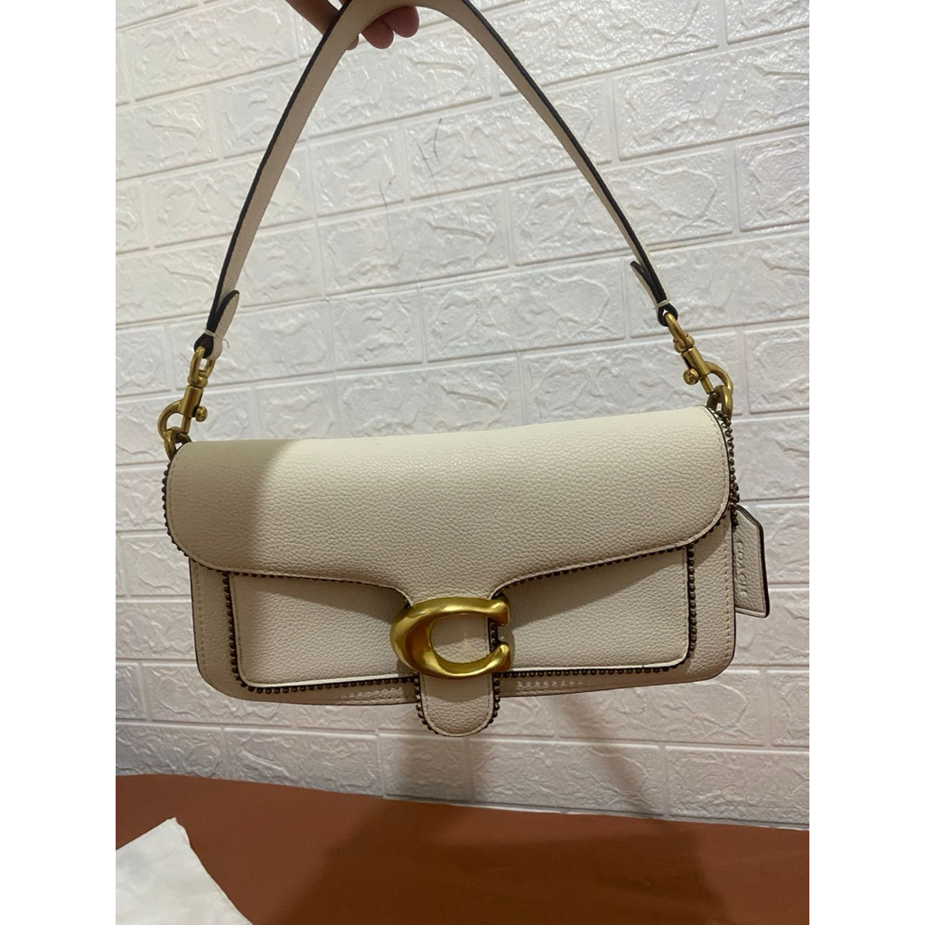 preloved coach tabby 20 chalk
