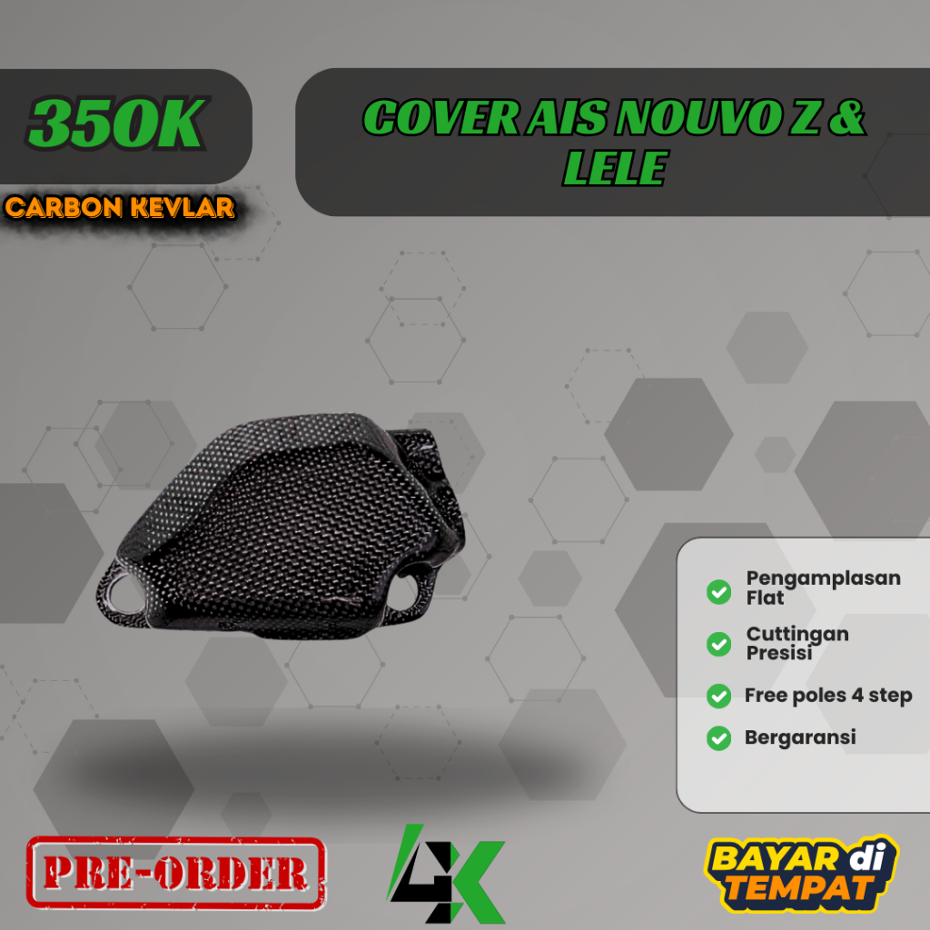 Cover Ais Nouvo Z Nouvo Lele Carbon Kevlar Karbon Fiber