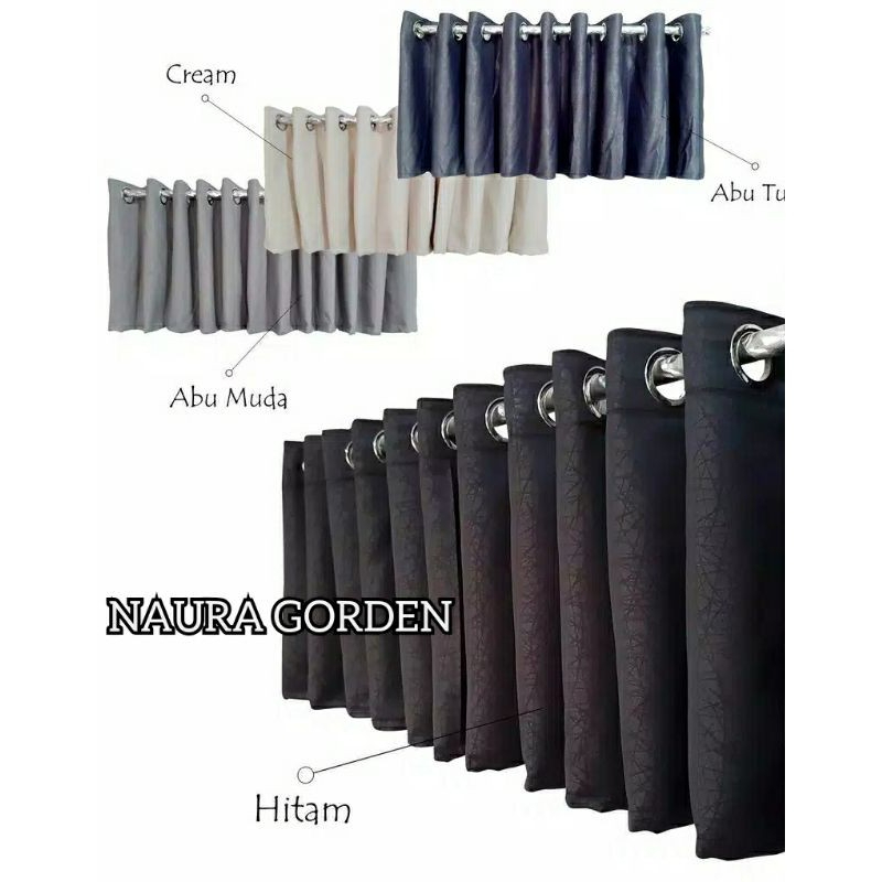 Poni Gorden Blackout Import Premium Poni Gorden JendelaPoni Gorden Pintu Ruangan Tamu Pintu Kamar