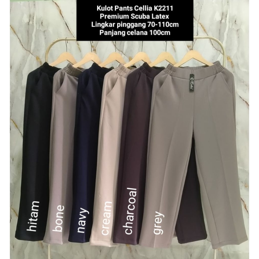 KULOT KANTOR|CELANA KULOT CELLIA|CELANA KERJA|CELANA PREMIUM 100% ORIGINAL CELLIA