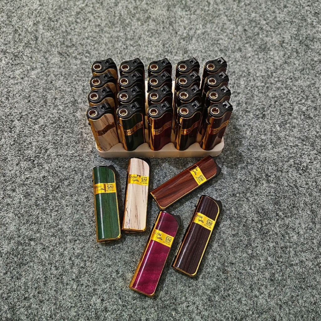 Korek Api Bara Zet Metal Case Granite G801 SNI