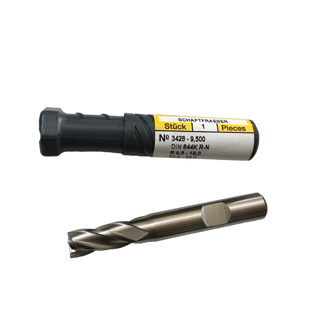 Endmill 9.5 mm HSS 4Flute Merk GUHRING | Endmill HSS 9,5 mm Made in Germany