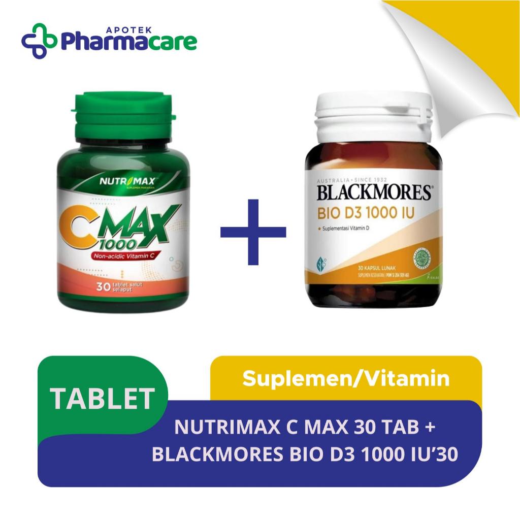 PHARMACARE | (BUNDLING) NUTRIMAX C MAX 30 TABLET + BLACKMORES BIO D3 1000 IU 30 TABLET | MEMBANTU ME
