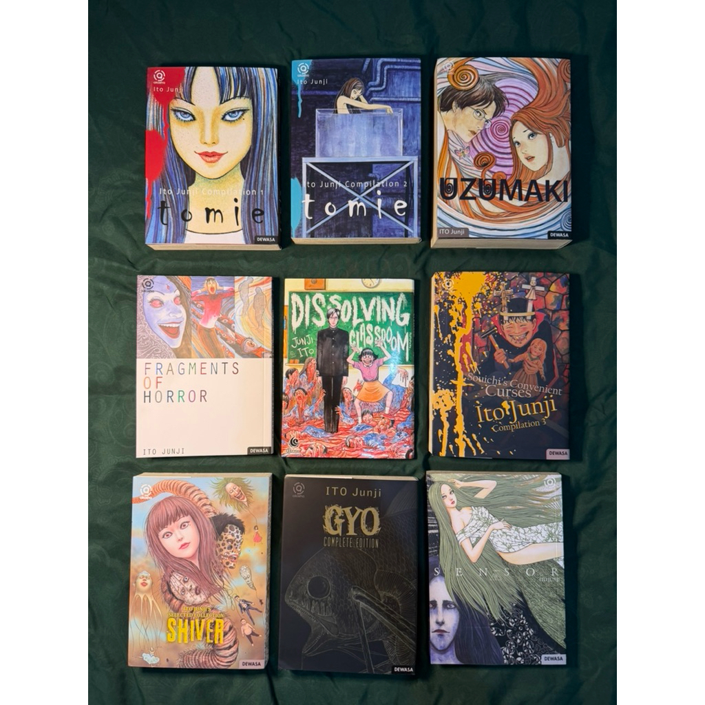 Komik preloved second Junji ito