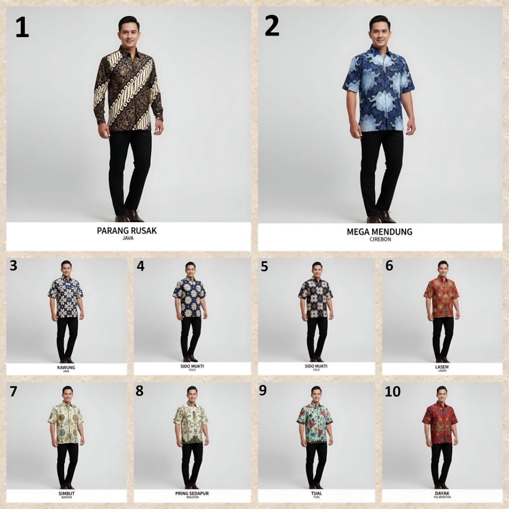 Baju Batik Pria Premium