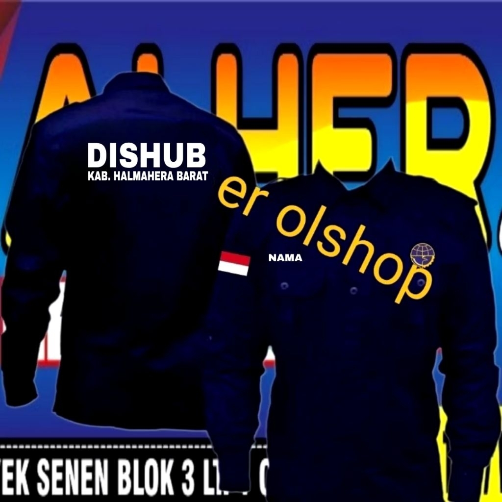 kemeja dishub Baju dishub seragam dishub kemeja dinas perhubungan baju dinas perhubungan Seragam din