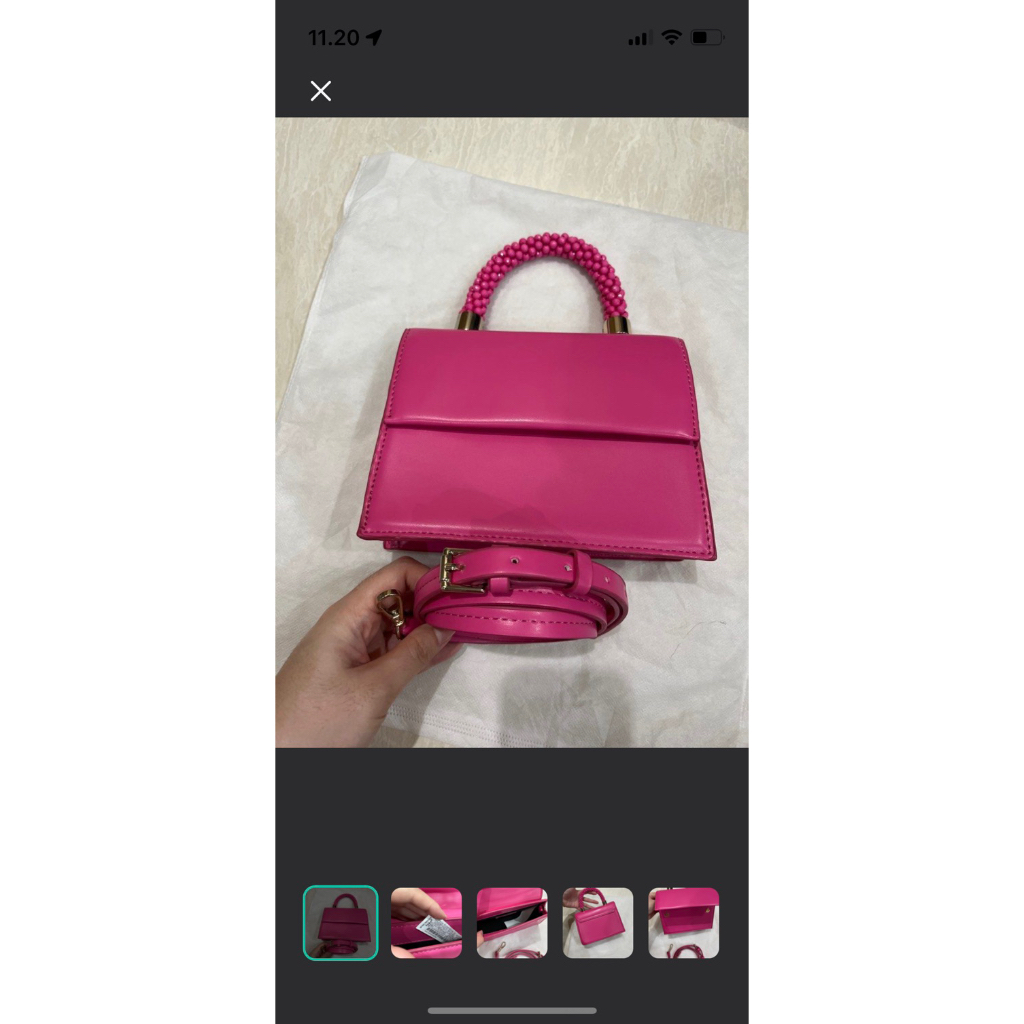 Zara Crossbody Mini Bag Pink