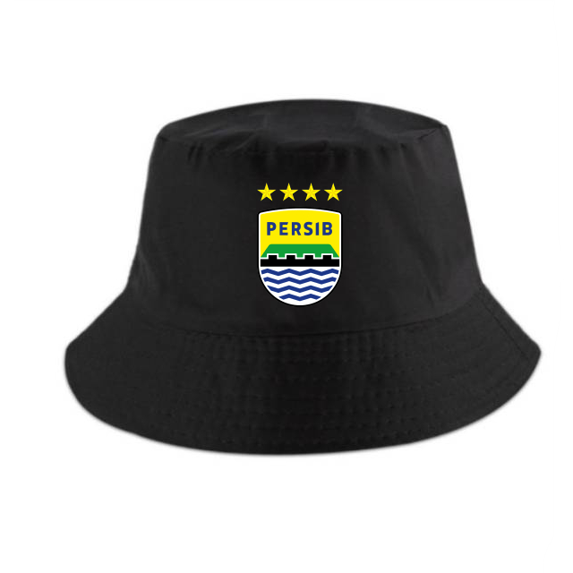 TOPI BUCKET HAT DEWASA PERSIB BINTANG 4 / TOPI BUCKET HAT DEWASA CASUAL /   TOPI BUCKET HAT BOBOTOH