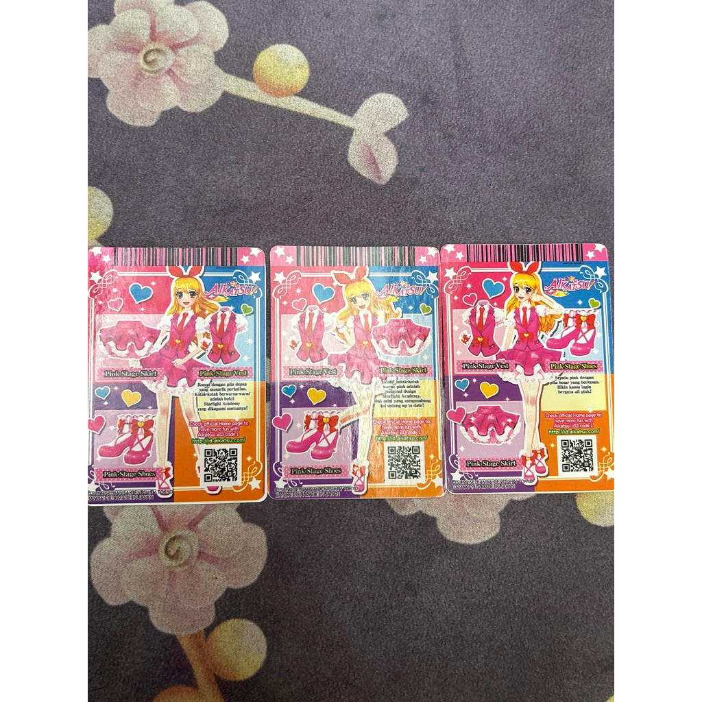 AIKATSU CARD (ICHIGO SET) fake cards