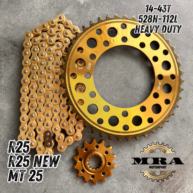 GEAR SET GIR SET R25 NEW R25 MT25 GOLD