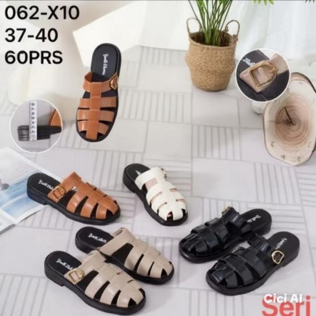 Youth Balance Sandal Wanita Dewasa, Bahan Karet ,Empuk dan Nyaman di Kaki, Ukuran 37-40