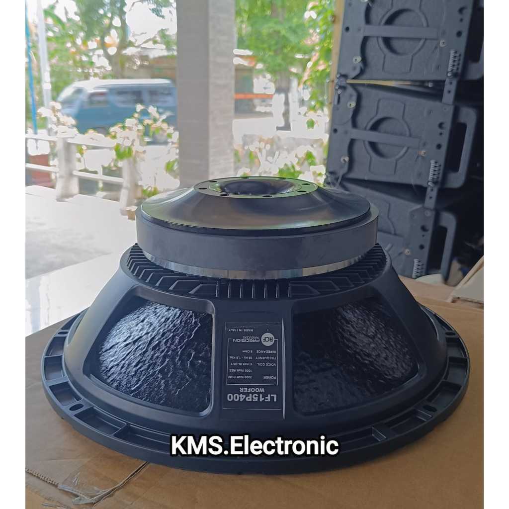 Speaker RCF 15" Type 15P400 Coil 4" Karakter Low Sub Dijamin Clarity dan Full Coating Grade A Magnet