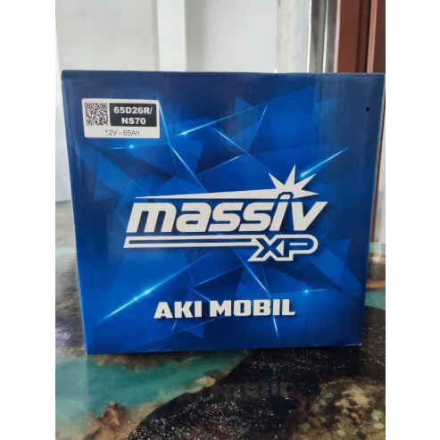 Aki Mobil Kijang Diesel Colt Diesel Merk Massiv Xp Basah Type NS70 (65 Ah)