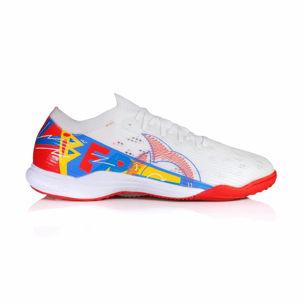 Ortuseight Sepatu Futsal Catalyst Liberte V4 IN - White/Ortred