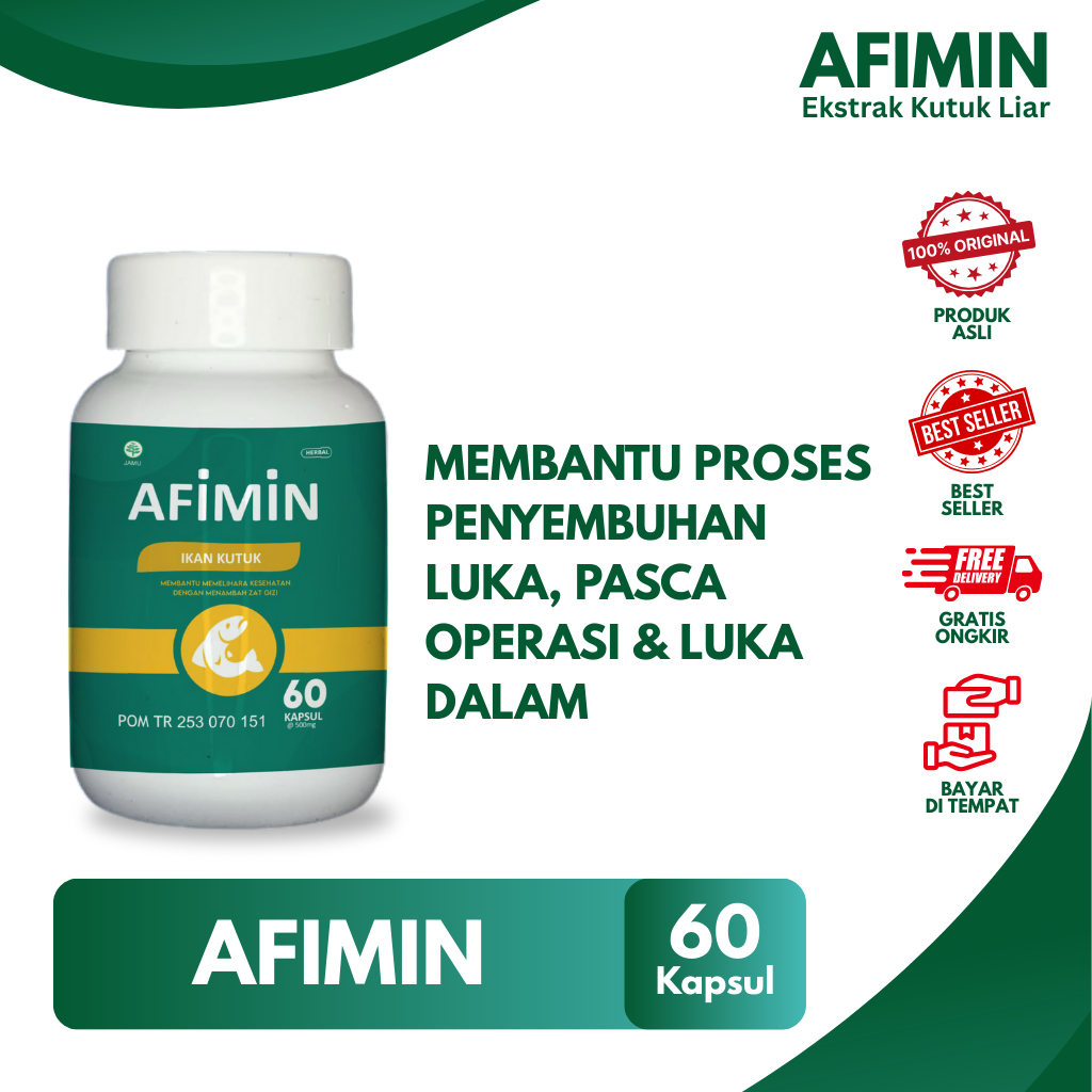 Kapsul Kutuk AFIMIN  Kapsul ekstrak ikan kutuk ekstrak ikan gabus