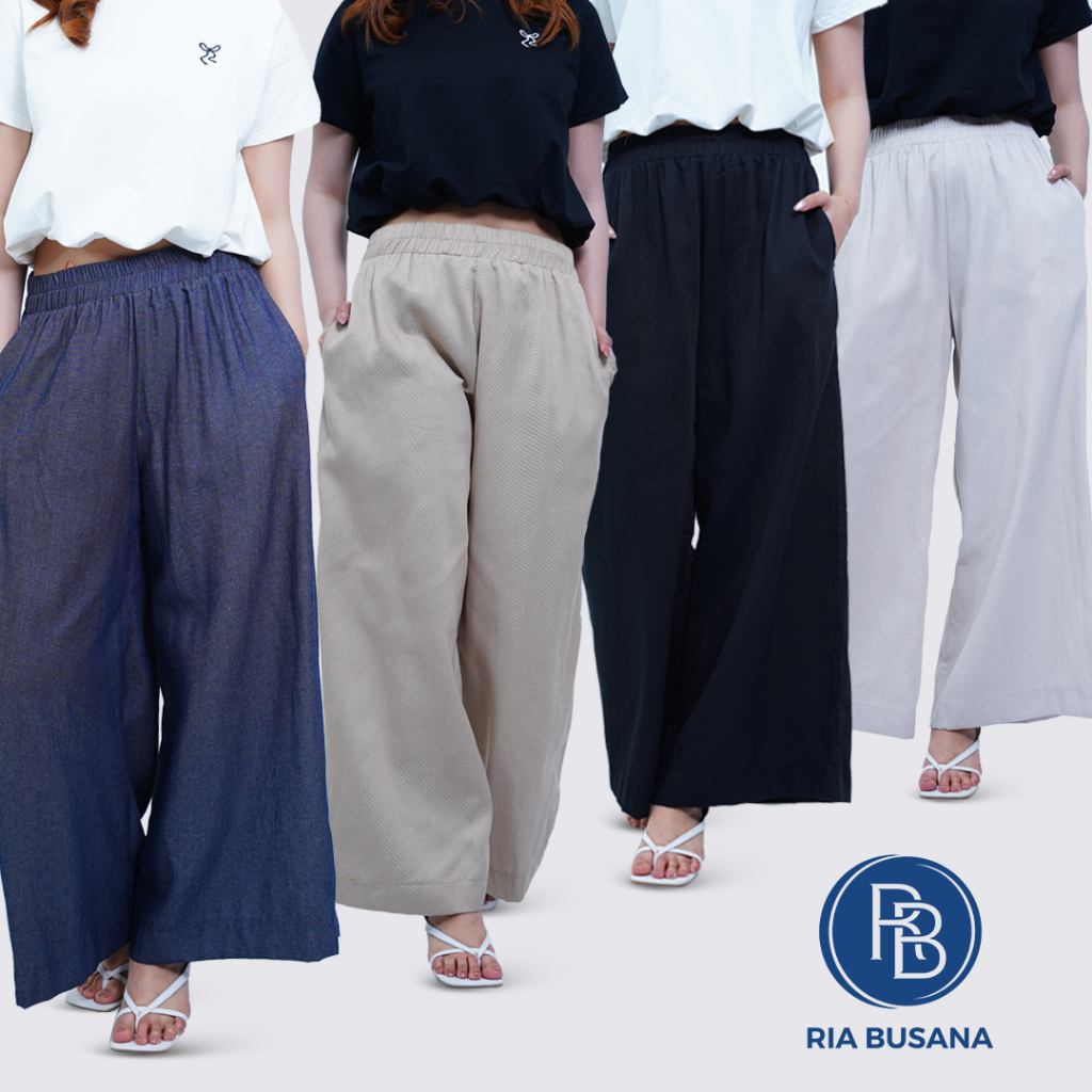 Ria Busana - Income - Celana Kulot Jeans Dewasa Wanita Panjang Art.WD7625401