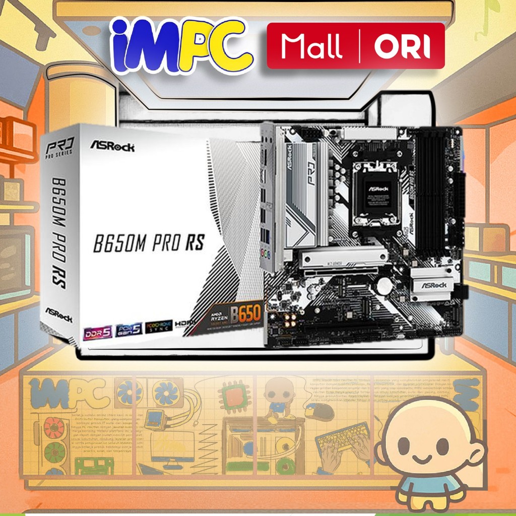 ASROCK MOTHERBOARD B650M PRO RS DDR5