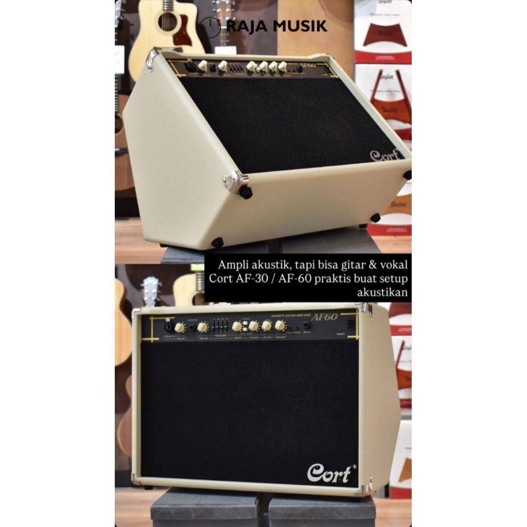 CORT AMPLI GITAR AKUSTIK CORT AF 30 / AF 60 - ORIGINAL SPEAKER AMPLIFIER ACOUSTIC GUITAR