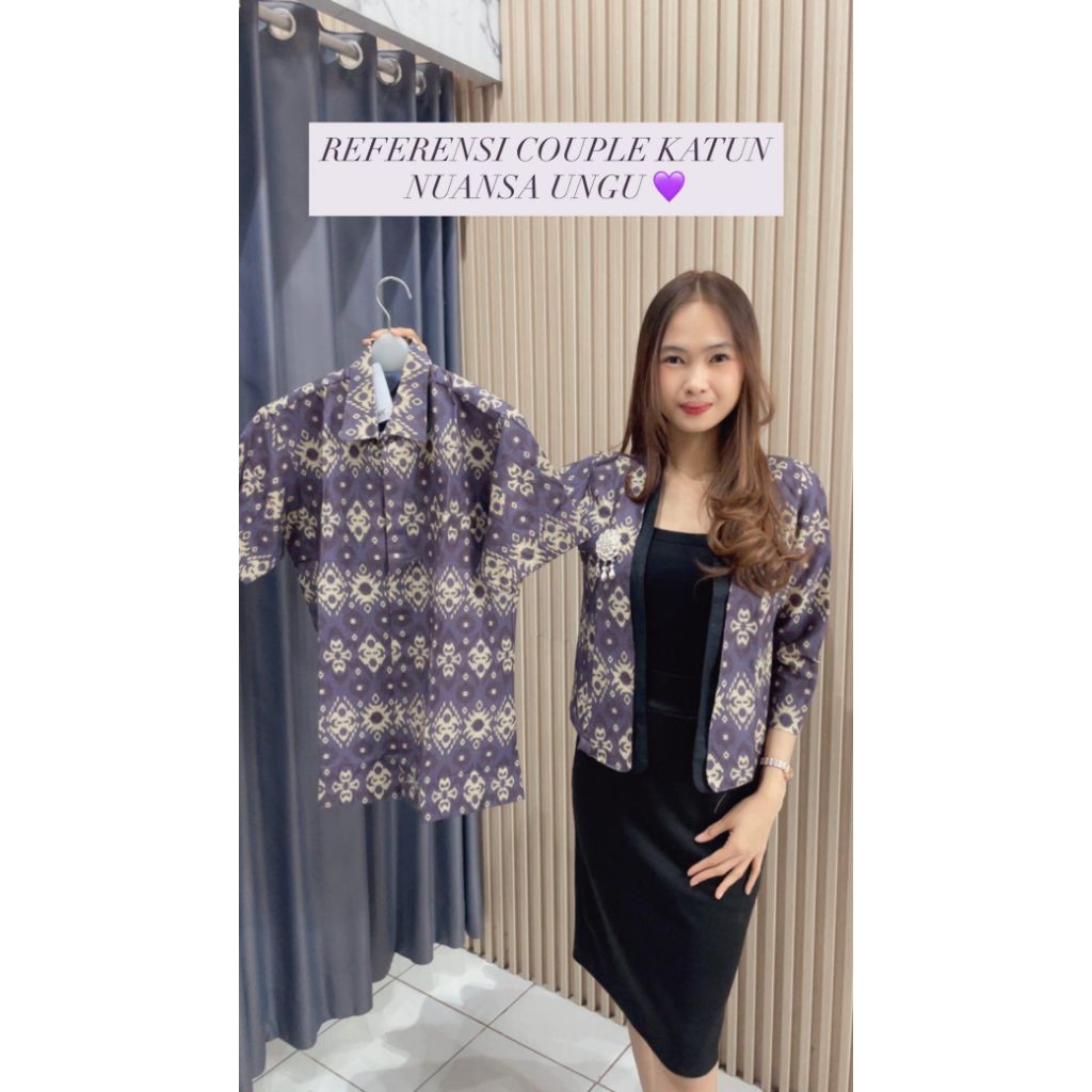 Couple Endek Katun Print/Couple Endek/Endek Bali