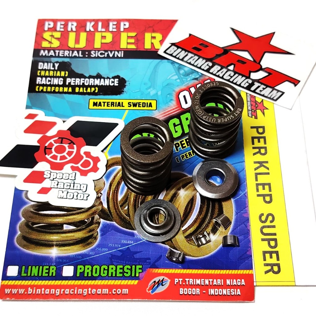 SUPER PER KLEP BRT PROGRESIF GEN 2 MIO Old New Sporty Smile Karbu Karburator Per Klep Oval Progressi