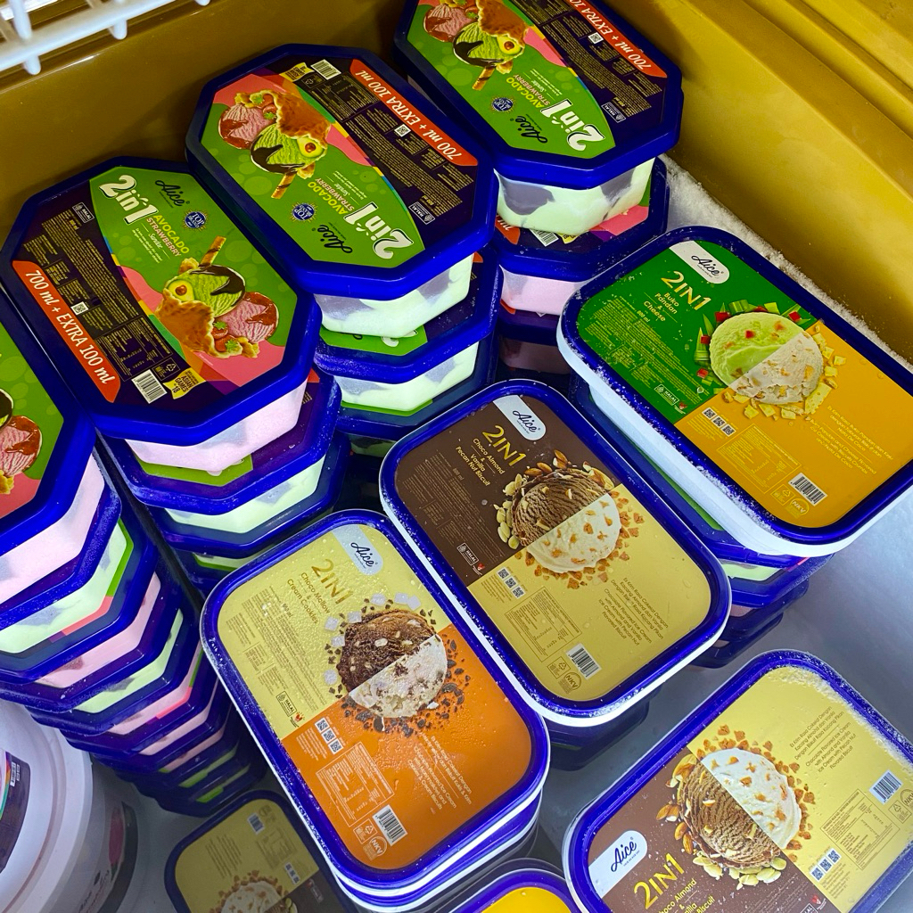 ‼️ PROMO ‼️ BELI 1 GRATIS 1 Aice 2 In 1 Ice Cream 800ml