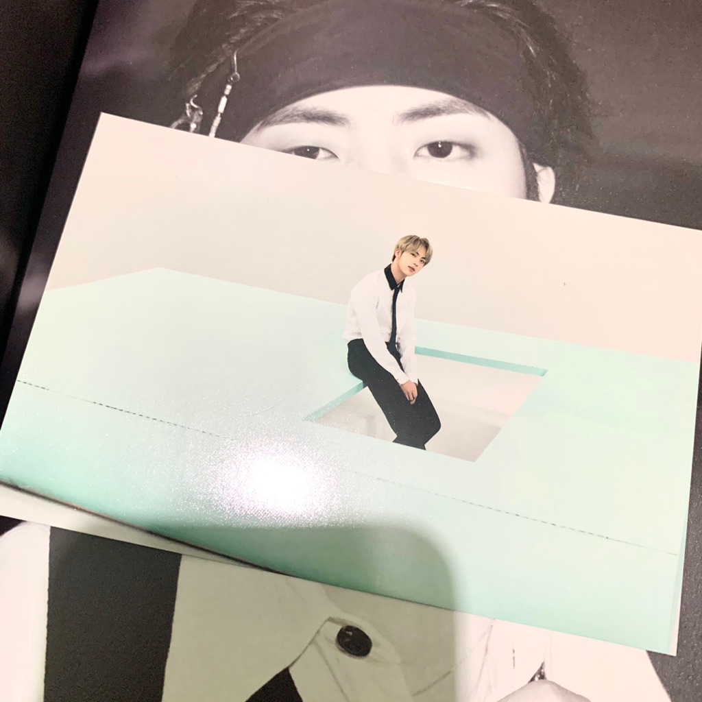 postcard 3rd fanmeeting japan bts seokjin official