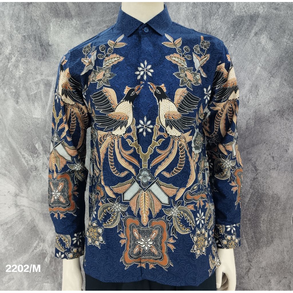 Kemeja Batik Lengan Panjang LUXTON Original