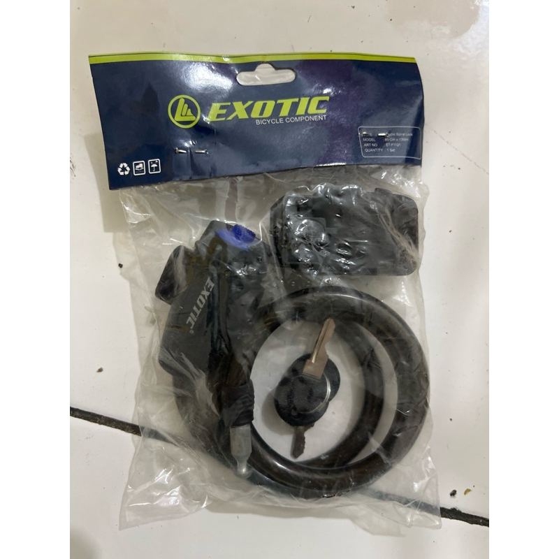 Kunci/Gembok Sepeda Merk Exotic dan pacific