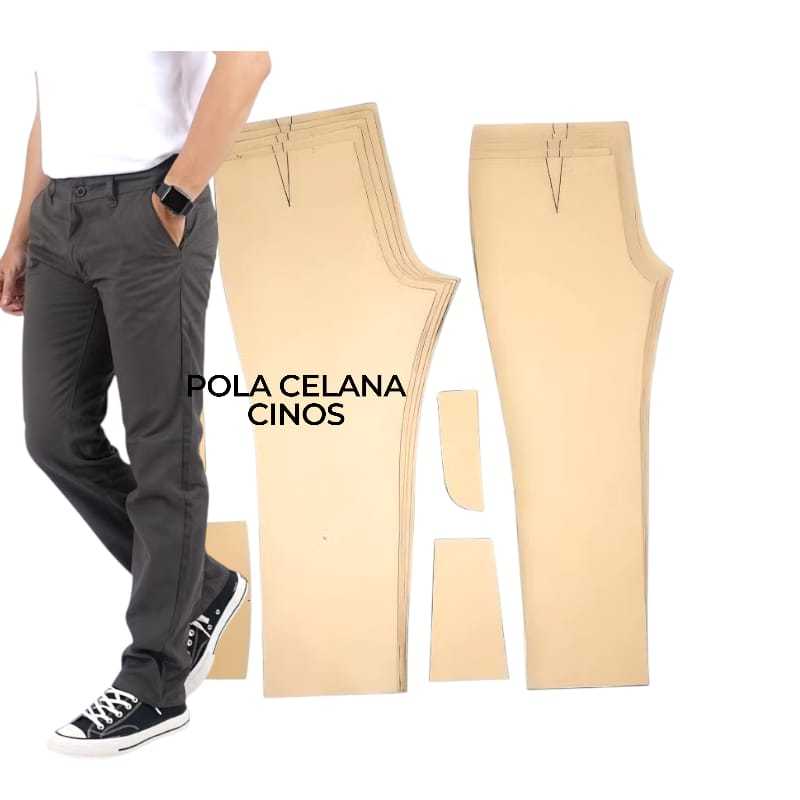 Pola Instan Celana Pria Panjang Dewasa | Aneka Pola