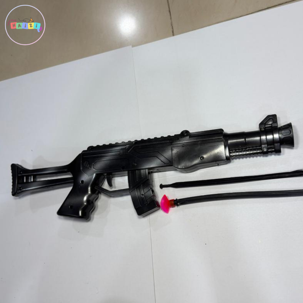[GROSIR] Mainan Pistol Besar Kaca 40cm Peluru Hitam Plastik