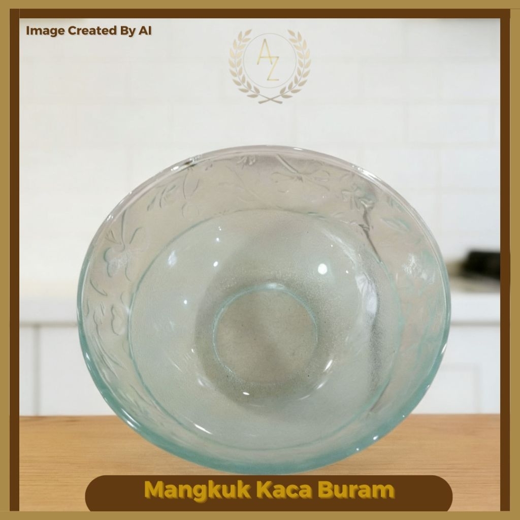 Mangkuk Kaca buram kecil -1 pcs (6 mangkuk)/ mangkuk berkualitas unggul/ mangkuk kaca buram kecil