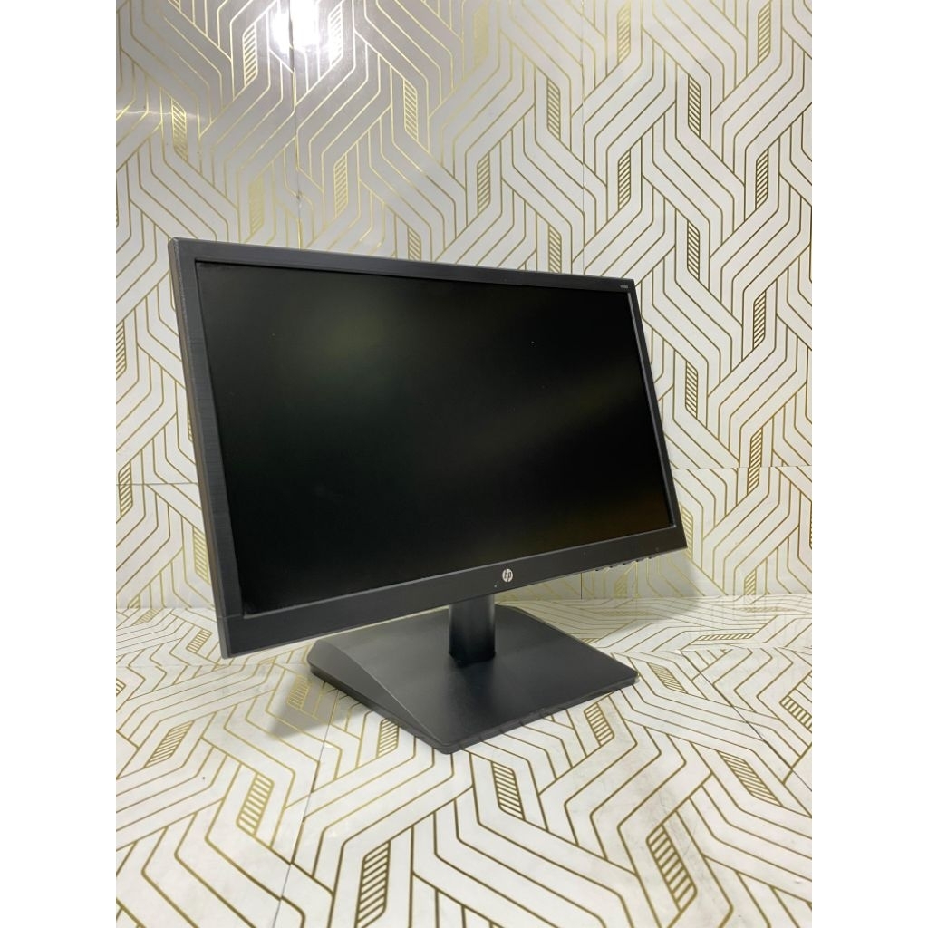 monitor led hp 19 incih model v190 murah lengkap kabel