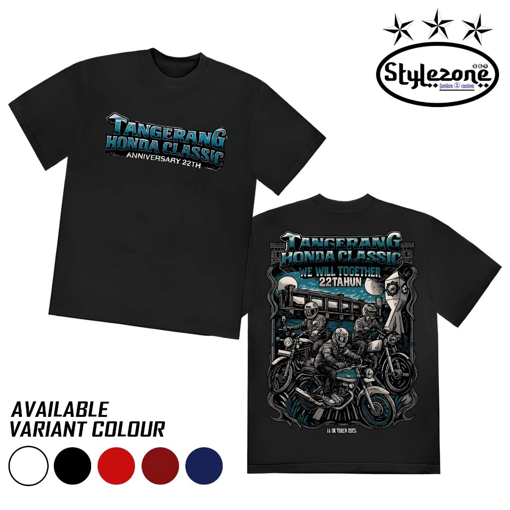 Kaos Cb Tangerang Honda Clasik Cb Teyeng - Touring - Unisex